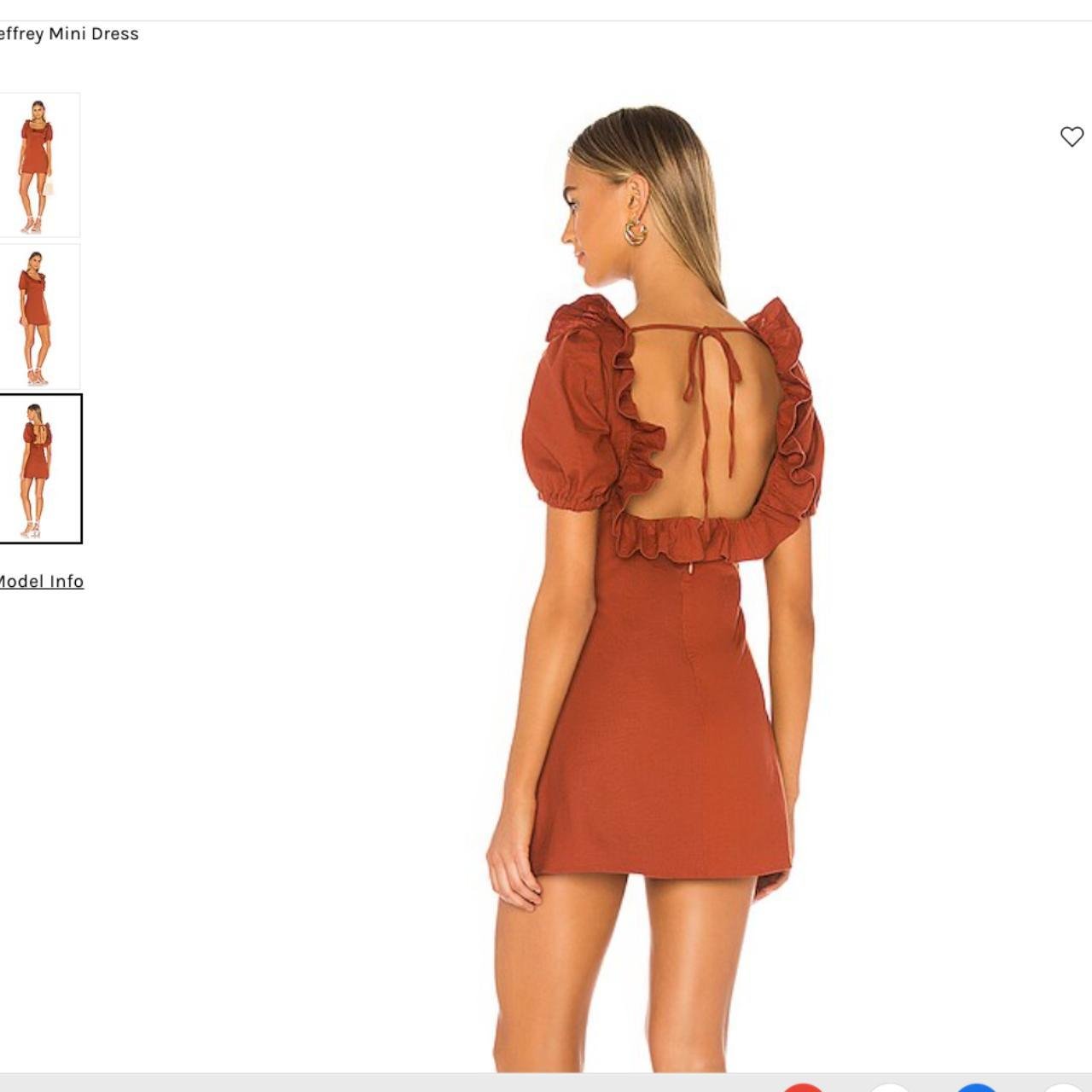 Majorelle revolve dress, brand new with tags. Brown... - Depop Majorelle revolve dress, brand new with tags. Brown... - Depop